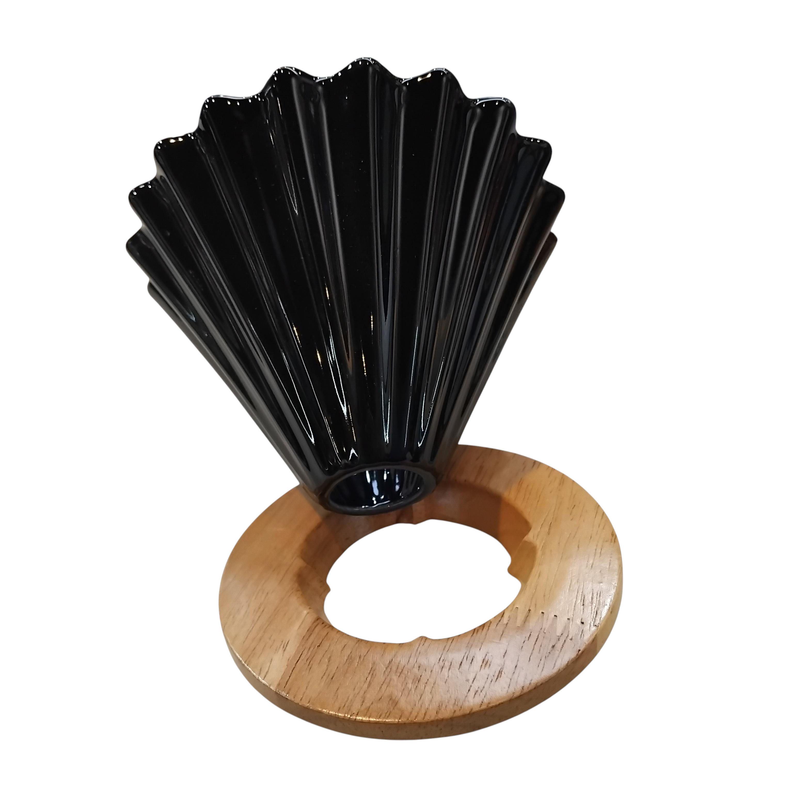 DROHOEY V60 Coffee Dripper Alat Seduh Kopi Manual Keramik 2-4 Cup - DH012 Gambar produk DROHOEY V60 Coffee Dripper Alat Seduh Kopi Manual Keramik 2-4 Cup - DH012