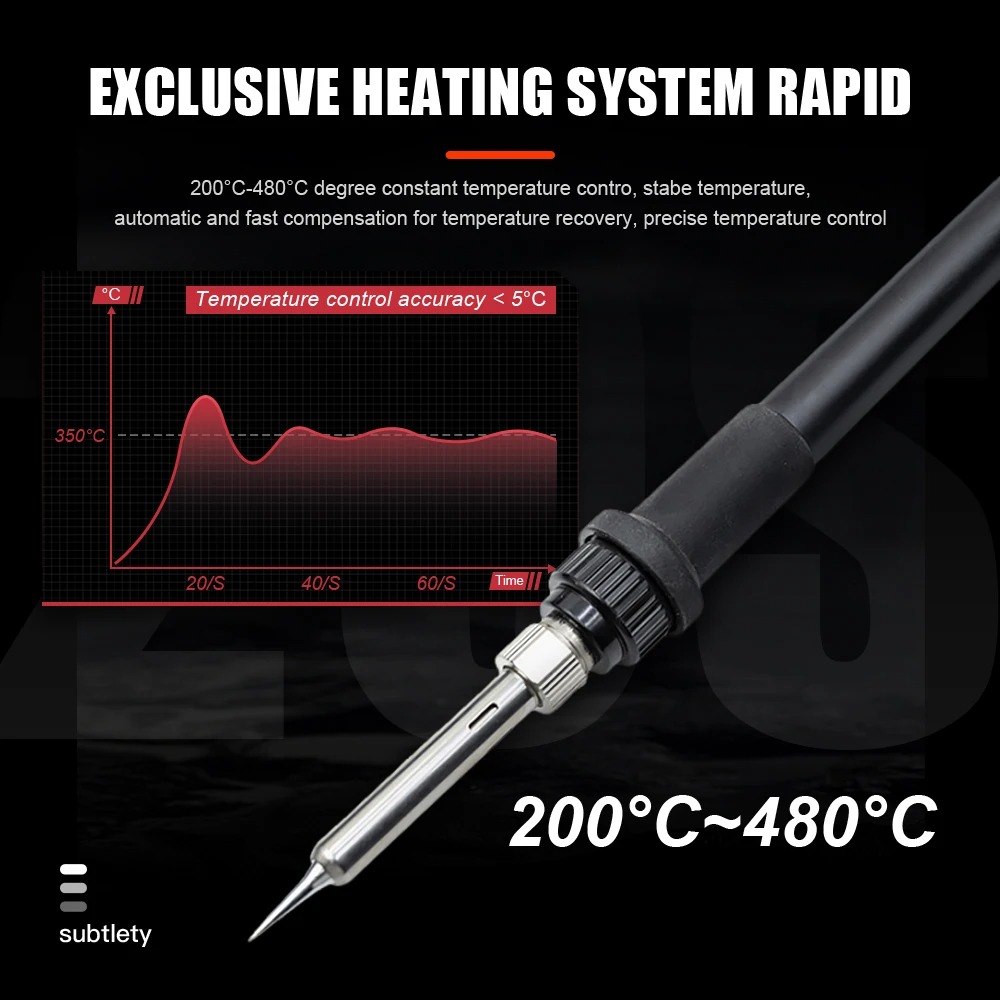 Gambar produk Kesheng Solder Station Adjustable Temperature Anti-Static ESD Safe 60W - S-936B