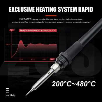 Gambar produk Kesheng Solder Station Adjustable Temperature Anti-Static ESD Safe 60W - S-936B