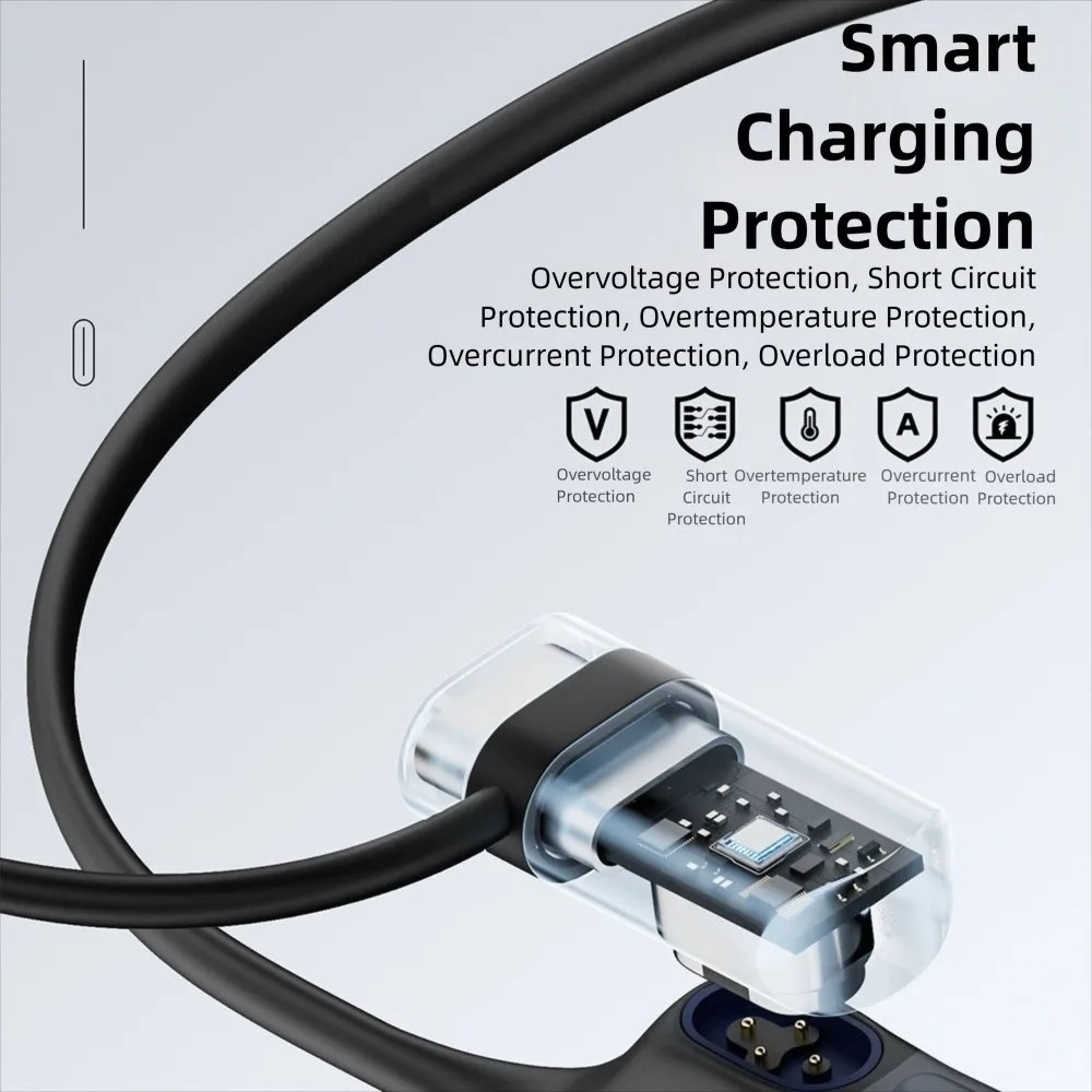 Gambar produk NAKU OTG Magnetic Charger Adaptor Smartwatch Type C Xiaotian Genius - NK-Z10