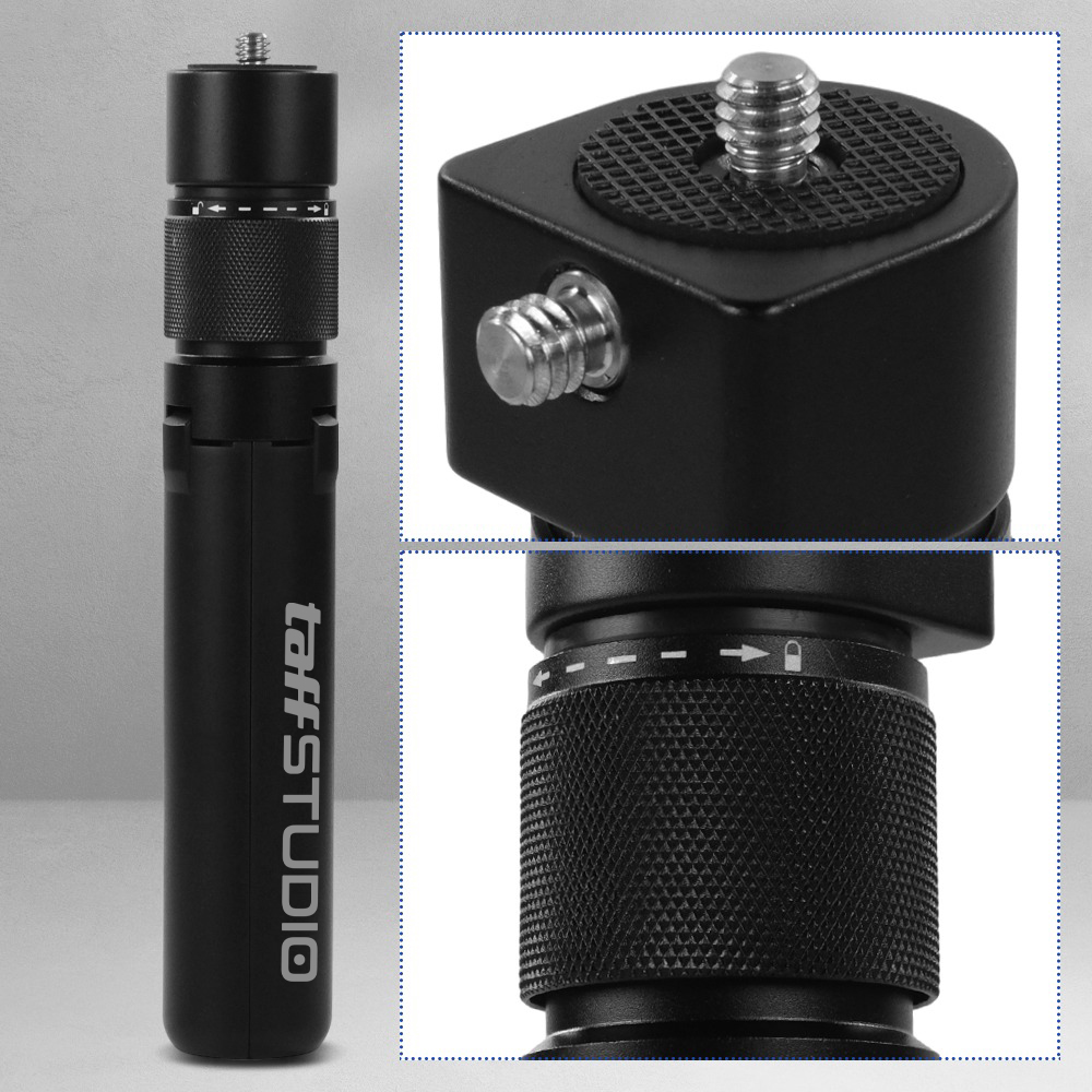 TaffSTUDIO Tripod Handle Grip Bullet Time for Insta360 GoPro 18cm - YZ175 Gambar produk TaffSTUDIO Tripod Handle Grip Bullet Time for Insta360 GoPro 18cm - YZ175