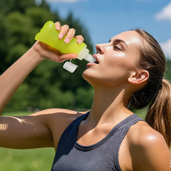 Gambar produk TaffSPORT Botol Minum Soft Flask Foldable Sport Water TPU 250ml - TF-25