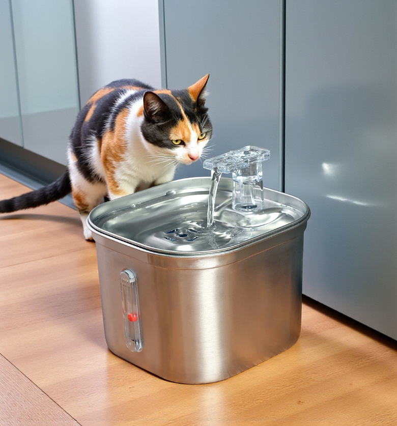 WOEPETS Water Dispenser Fountain Tempat Air Minum Kucing Anjing 2.2L - WF120 Gambar produk WOEPETS Water Dispenser Fountain Tempat Air Minum Kucing Anjing 2.2L - WF120