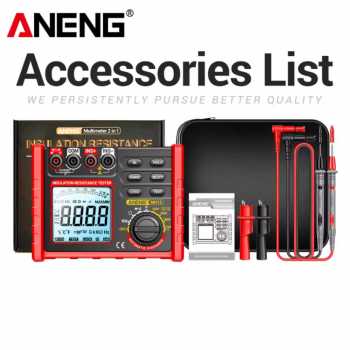 ANENG Digital Multimeter Voltage Tester Backlit Screen 6000 Count - MH15 Gambar produk ANENG Digital Multimeter Voltage Tester Backlit Screen 6000 Count - MH15
