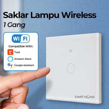 TaffHOME Saklar Lampu Wireless WiFi RF Smart Home Model - WHK05