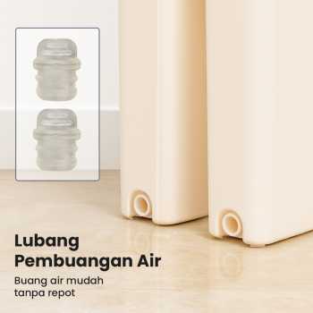 Gambar produk ISHOWTIENDA Alat Pel Lantai Microfiber Flat Flexible Head with Bucket - FMI60