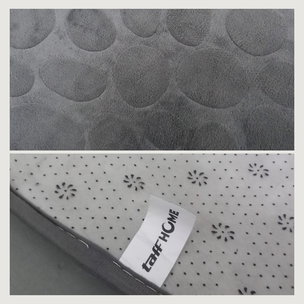 TaffHOME Keset Kamar Mandi Cobble Stone Super Absorbent 60x40cm - Jn39 Gambar produk TaffHOME Keset Kamar Mandi Cobble Stone Super Absorbent 60x40cm - Jn39