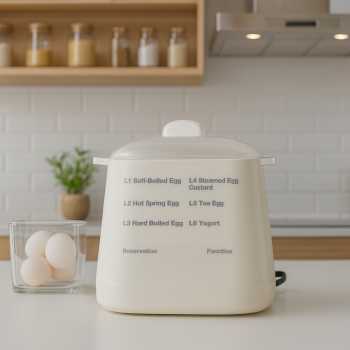 Gambar produk GUESMI Alat Rebus Telur Elektrik 4 Slot 6 Preset Mode Egg Boiler - SJ-200