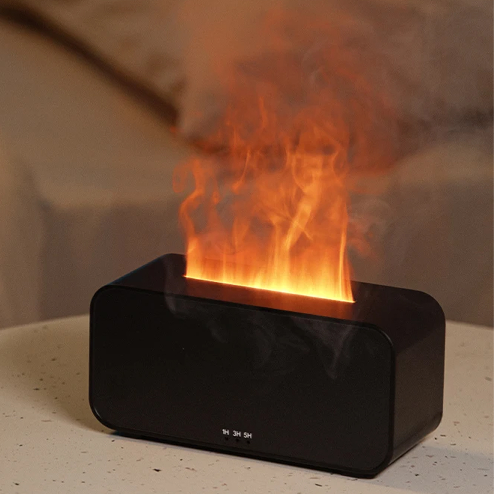 CREARO Air Humidifier Mini Ultrasonic RGB Diffuser Flame Light 120ml - CR-12 Gambar produk CREARO Air Humidifier Mini Ultrasonic RGB Diffuser Flame Light 120ml - CR-12