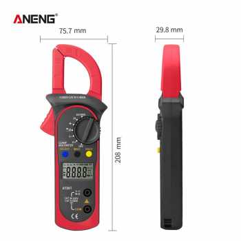 Gambar produk ANENG Digital Multimeter Tang Ampere Voltage NCV Tester Clamp 600V - ST201