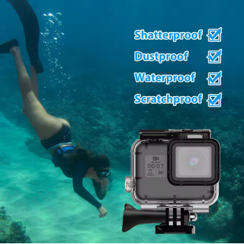 Gambar produk HONGDAK Underwater Waterproof Case 60 M for GoPro Hero 5/6/7 Normal Cover - GP0101