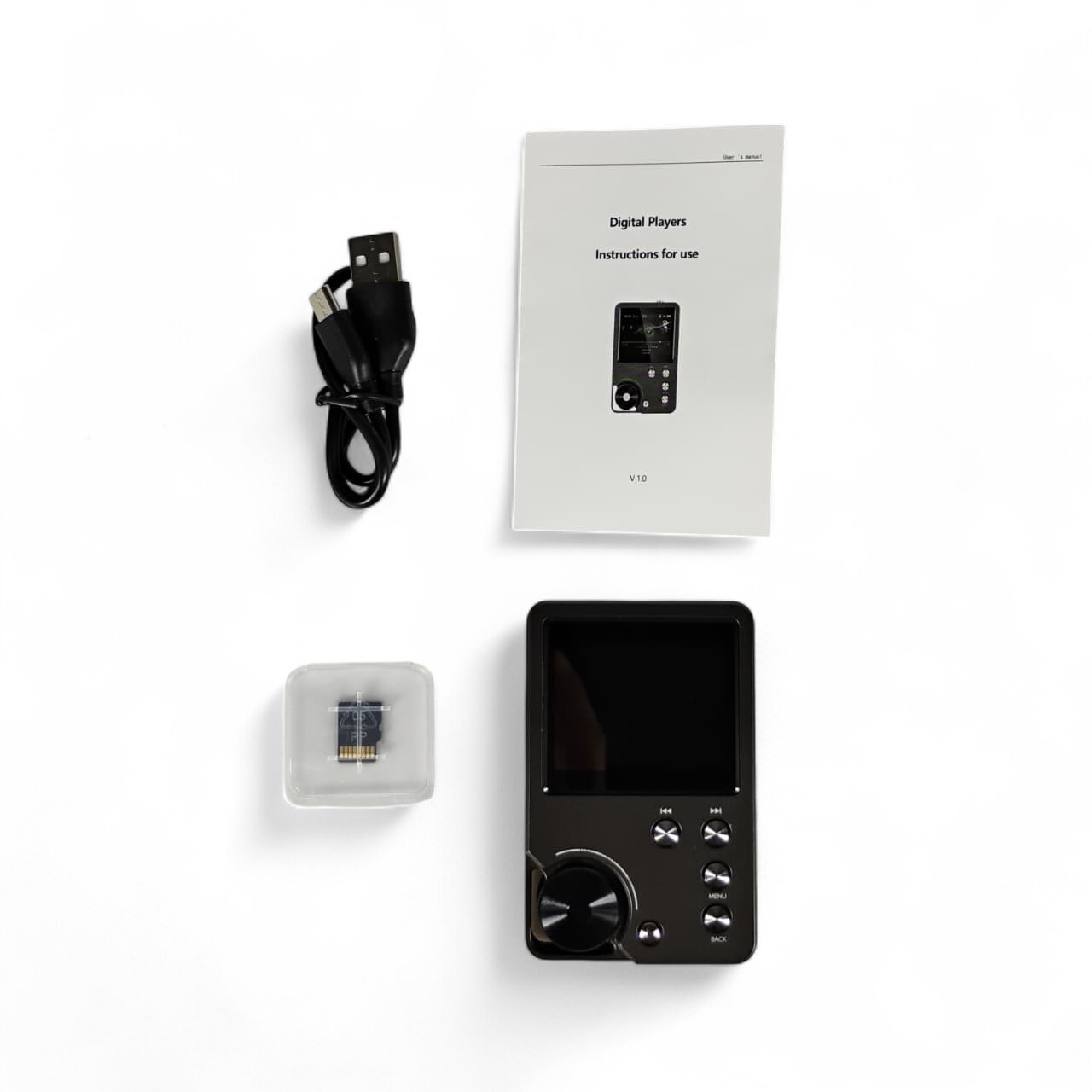 Gambar produk MECHEN MP3 Digital Audio Player HiFi Lossless 2 Inch 1500mAh 64GB - C2S