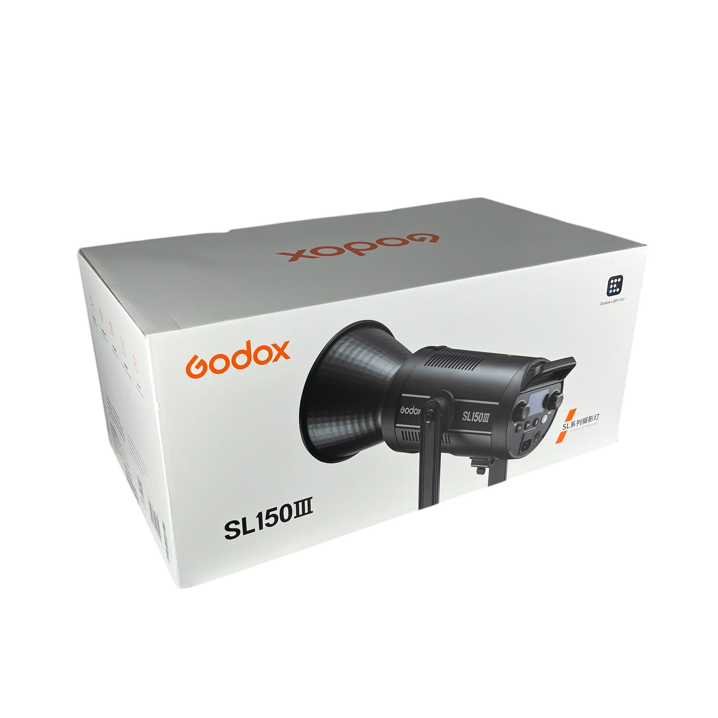 Godox Lampu Studio LED Fill Light 2.4G Wireless Bowens 5600K 160W - SL150III Gambar produk Godox Lampu Studio LED Fill Light 2.4G Wireless Bowens 5600K 160W - SL150III