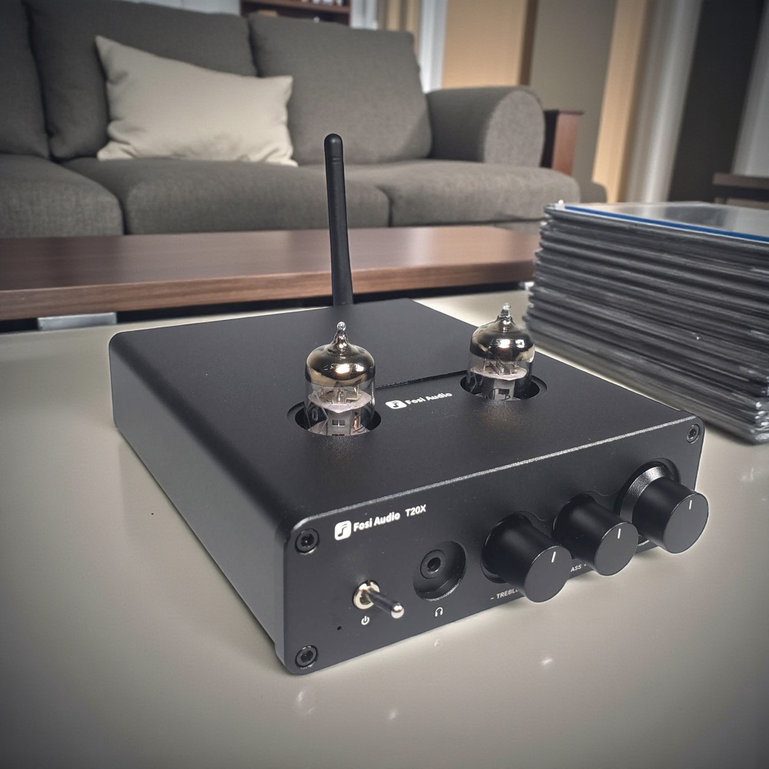 Gambar produk Fosi Audio Bluetooth Tube Amplifier Headphone Amp Stereo 100W - T20X