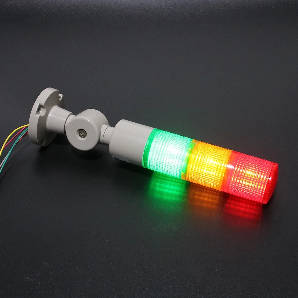 Gambar produk DIANQI Lampu Menara LED Signal Warning Light Operation Fault Silent DC 24V - DQ-300