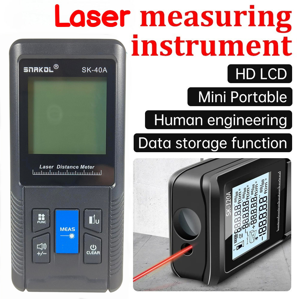 SNAKOL Pengukur Jarak Laser Range Finder Portable Waterproof 40M - SK-40A Gambar produk SNAKOL Pengukur Jarak Laser Range Finder Portable Waterproof 40M - SK-40A