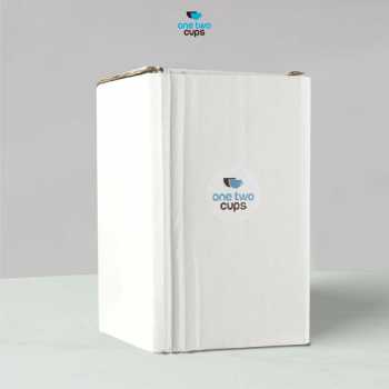 Gambar produk One Two Cups Gelas Kaca Aesthetic Kopi Teh Wave Stripe Shape 530ml - GK24