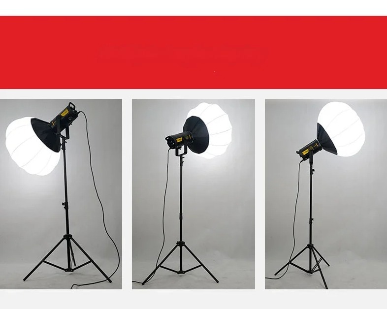 BSIDE Softbox Parabolik Lentera Reflector Lighting Bowens Mount 65cm - BS06 Gambar produk BSIDE Softbox Parabolik Lentera Reflector Lighting Bowens Mount 65cm - BS06