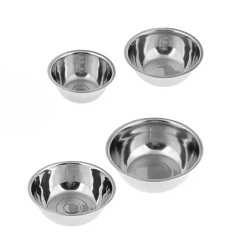 Eggy Mangkuk Mixing Adonan Kue Cooking Fruit Bowl Stainless Steel 201 22cm - EG21 Gambar produk Eggy Mangkuk Mixing Adonan Kue Cooking Fruit Bowl Stainless Steel 201 22cm - EG21