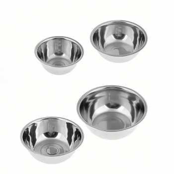 Eggy Mangkuk Mixing Adonan Kue Cooking Fruit Bowl Stainless Steel 201 22cm - EG21 Gambar produk Eggy Mangkuk Mixing Adonan Kue Cooking Fruit Bowl Stainless Steel 201 22cm - EG21