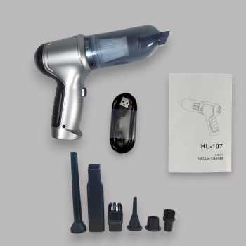 SUITU Vacuum Cleaner Portable Penyedot Debu Mobil 2in1 19000Pa 2000mAh - HL-107 Gambar produk SUITU Vacuum Cleaner Portable Penyedot Debu Mobil 2in1 19000Pa 2000mAh - HL-107