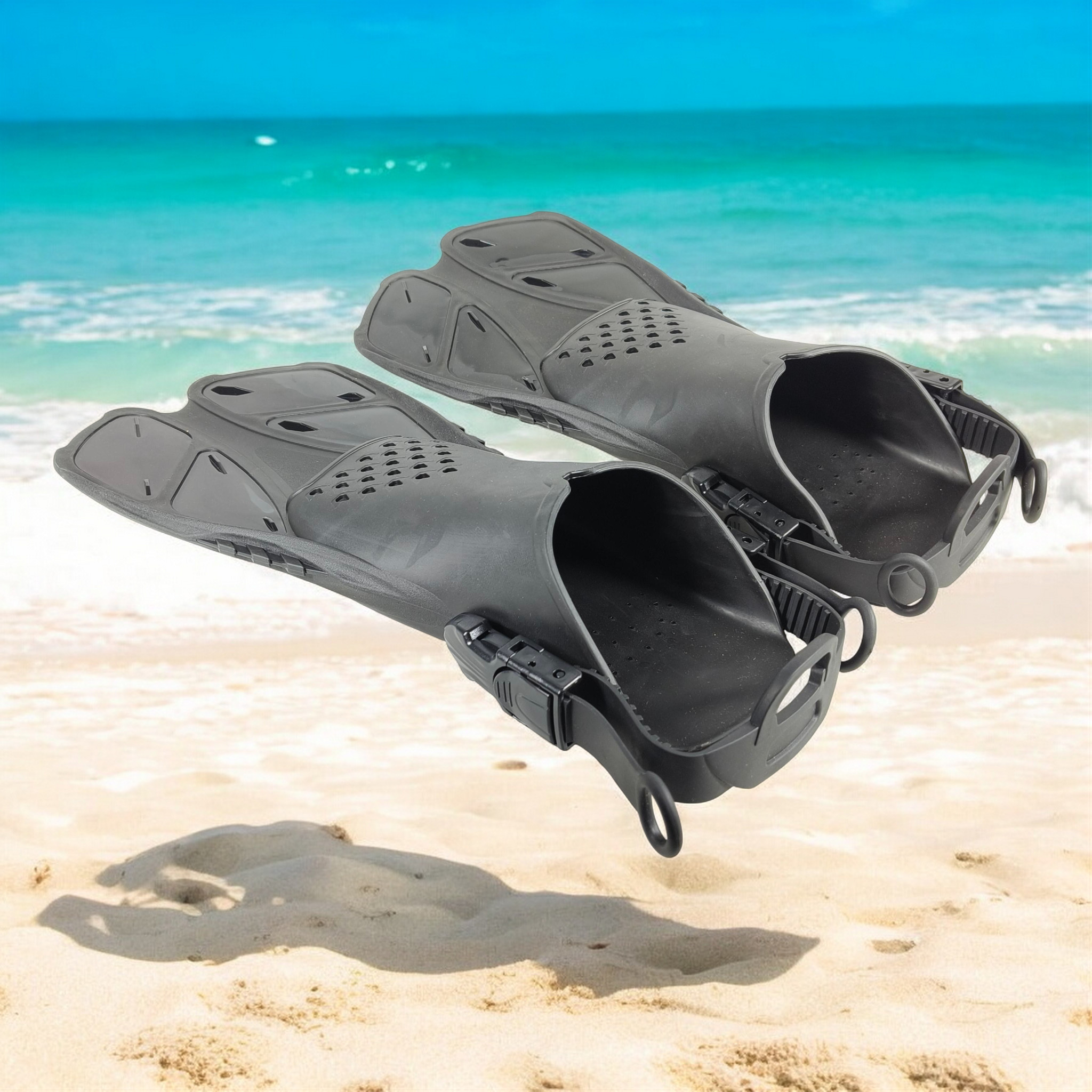 Gambar produk OSGOOD Sepatu Katak Snorkeling Fins Swimming Diving Flippers Open Heel S/M - OS813