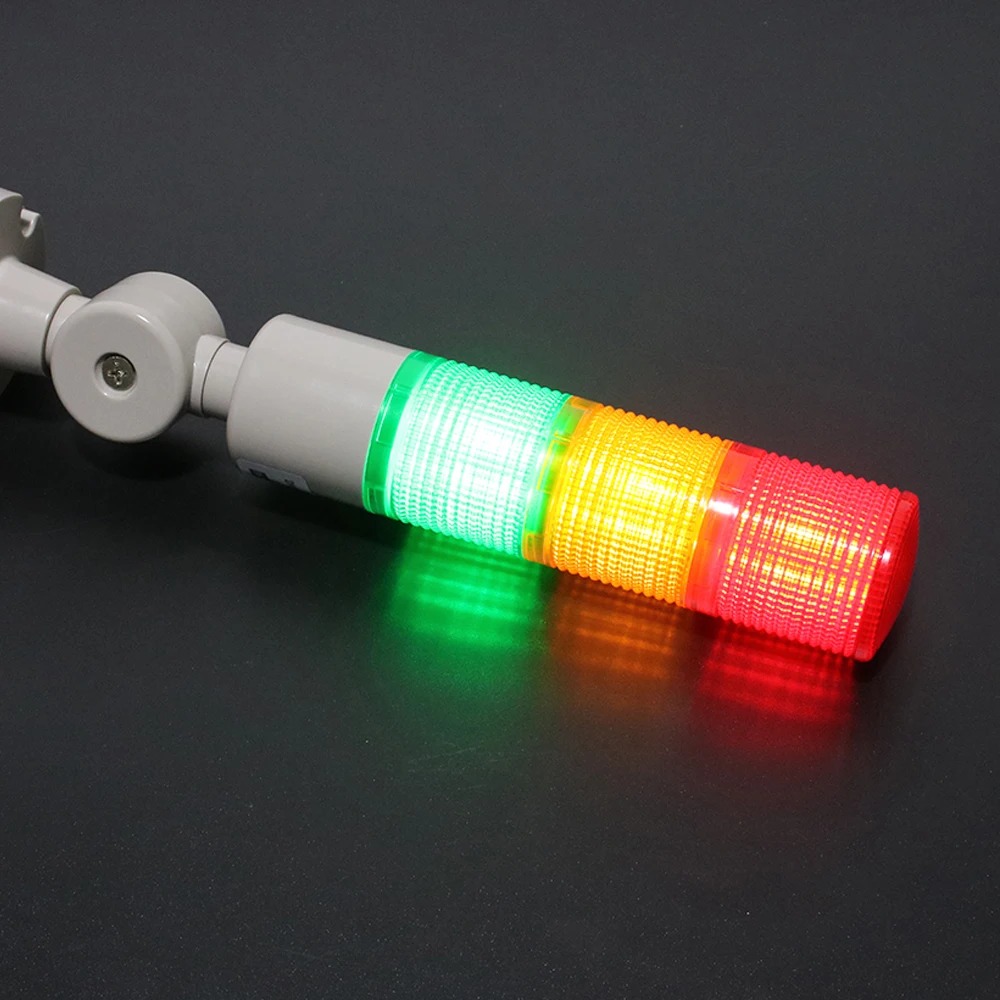 Gambar produk DIANQI Lampu Menara LED Signal Warning Light Operation Fault Sound AC 220V - DQ-310