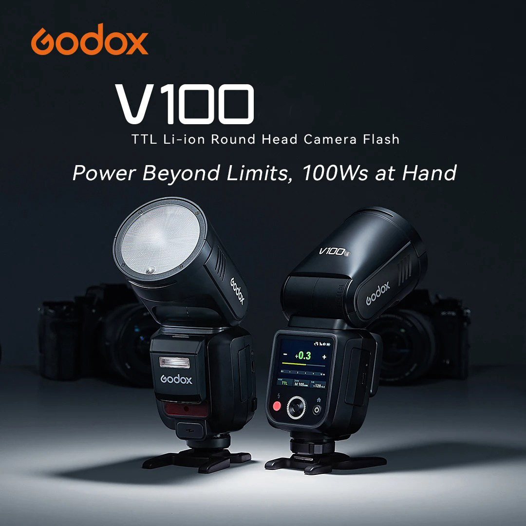 Godox Flash Camera Wireless Touchscreen Global Shutter 100Ws for Sony - V100S Gambar produk Godox Flash Camera Wireless Touchscreen Global Shutter 100Ws for Sony - V100S