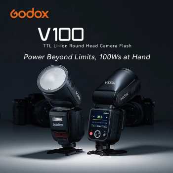 Godox Flash Camera Wireless Touchscreen Global Shutter 100Ws for Sony - V100S