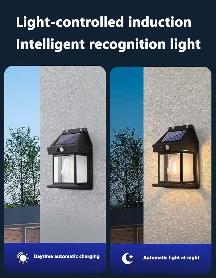 Gambar produk Brangdy Lampu Dinding Hias Outdoor Waterproof Warm White 5.5V - 888