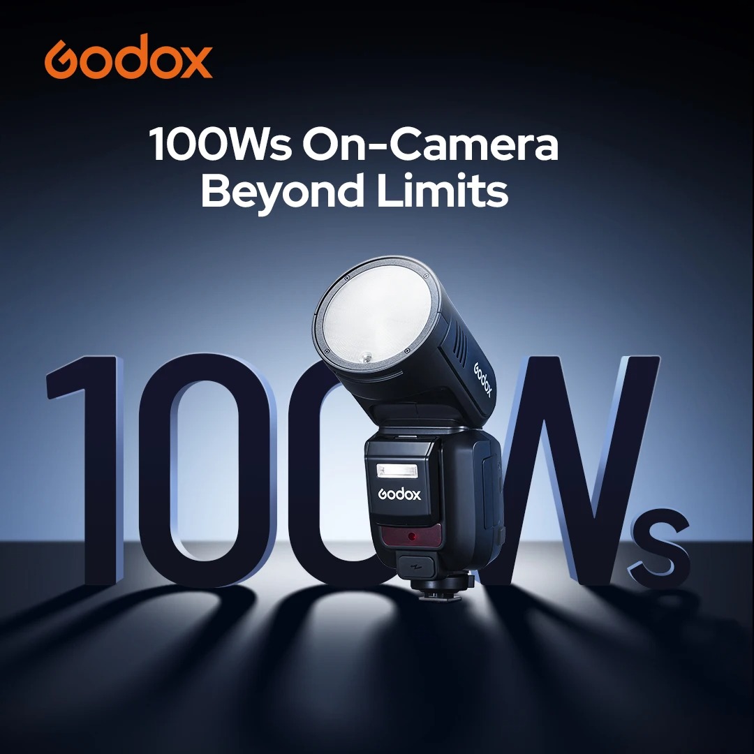 Godox Flash Camera Wireless Touchscreen Global Shutter 100Ws for Sony - V100S Gambar produk Godox Flash Camera Wireless Touchscreen Global Shutter 100Ws for Sony - V100S
