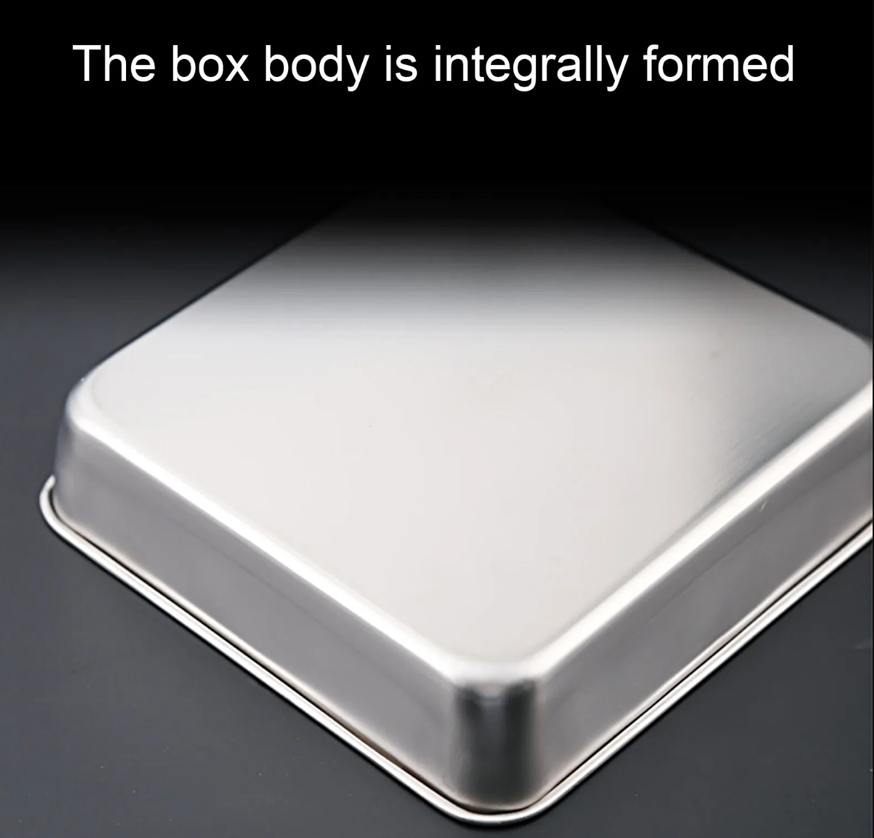 Eggy Loyang Nampan Tray Grill Pan Oven Baking Stainless Steel 430 26x20x5cm - EG36 Gambar produk Eggy Loyang Nampan Tray Grill Pan Oven Baking Stainless Steel 430 26x20x5cm - EG36