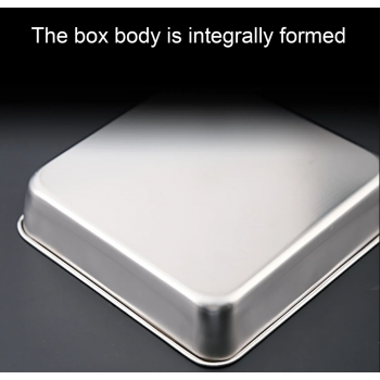 Eggy Loyang Nampan Tray Grill Pan Oven Baking Stainless Steel 430 26x20x5cm - EG36 Gambar produk Eggy Loyang Nampan Tray Grill Pan Oven Baking Stainless Steel 430 26x20x5cm - EG36