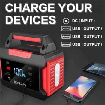 Gambar produk ZUIDID Car Jump Starter 12V/24V 42000mAh Triple USB - R30
