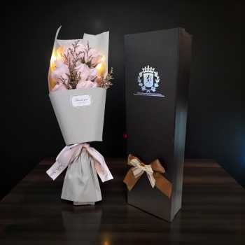 Ji Hong Buket Bunga Sabun Dekorasi LED Valentine Gift 11 Rose - JH-11