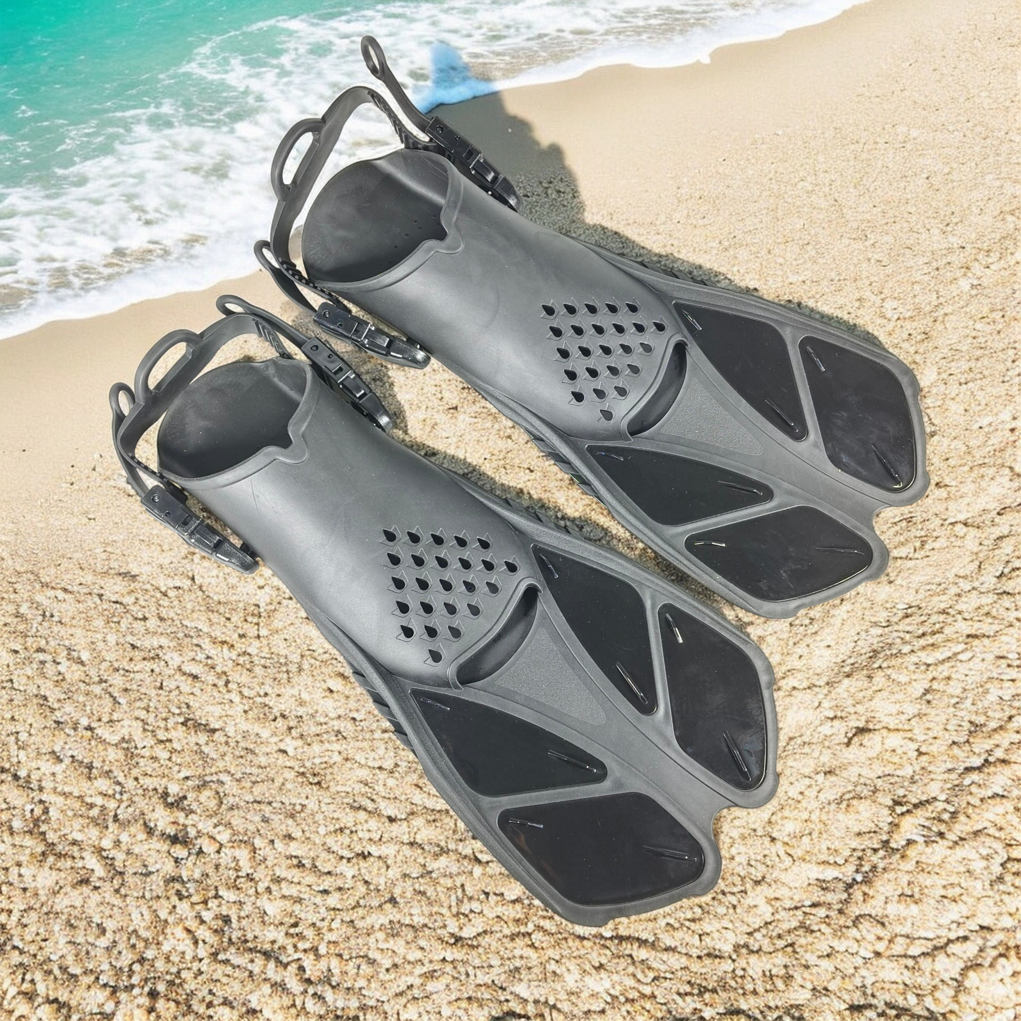 Gambar produk OSGOOD Sepatu Katak Snorkeling Fins Swimming Diving Flippers Open Heel S/M - OS813