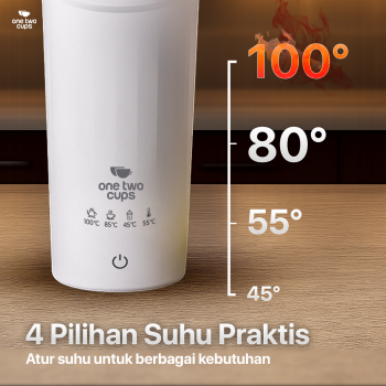 Gambar produk One Two Cups Botol Minum Termos Elektrik Thermal 475ml 300W - HC-302