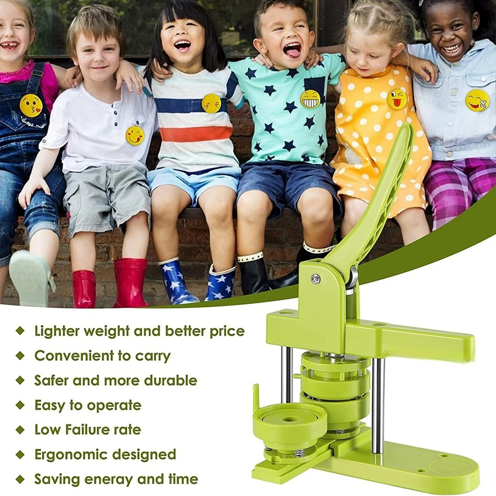 Gambar produk DCBADGE Mesin Press Pin Bros Peniti Bulat Rotating Badge Button Maker 44mm - SG-168