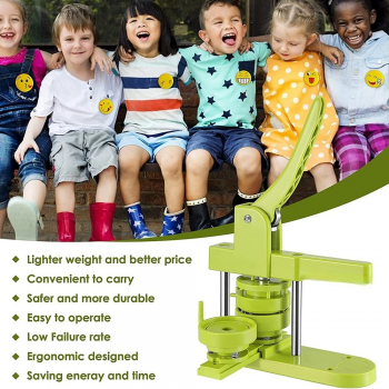 Gambar produk DCBADGE Mesin Press Pin Bros Peniti Bulat Rotating Badge Button Maker 44mm - SG-168