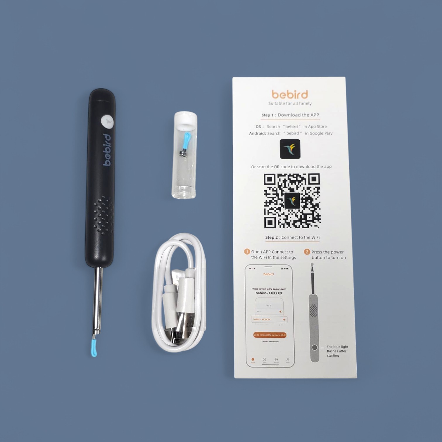 Bebird Kamera Endoskopi Pembersih Telinga Otoskop Ear Pick Endoscope - R1 Gambar produk Bebird Kamera Endoskopi Pembersih Telinga Otoskop Ear Pick Endoscope - R1