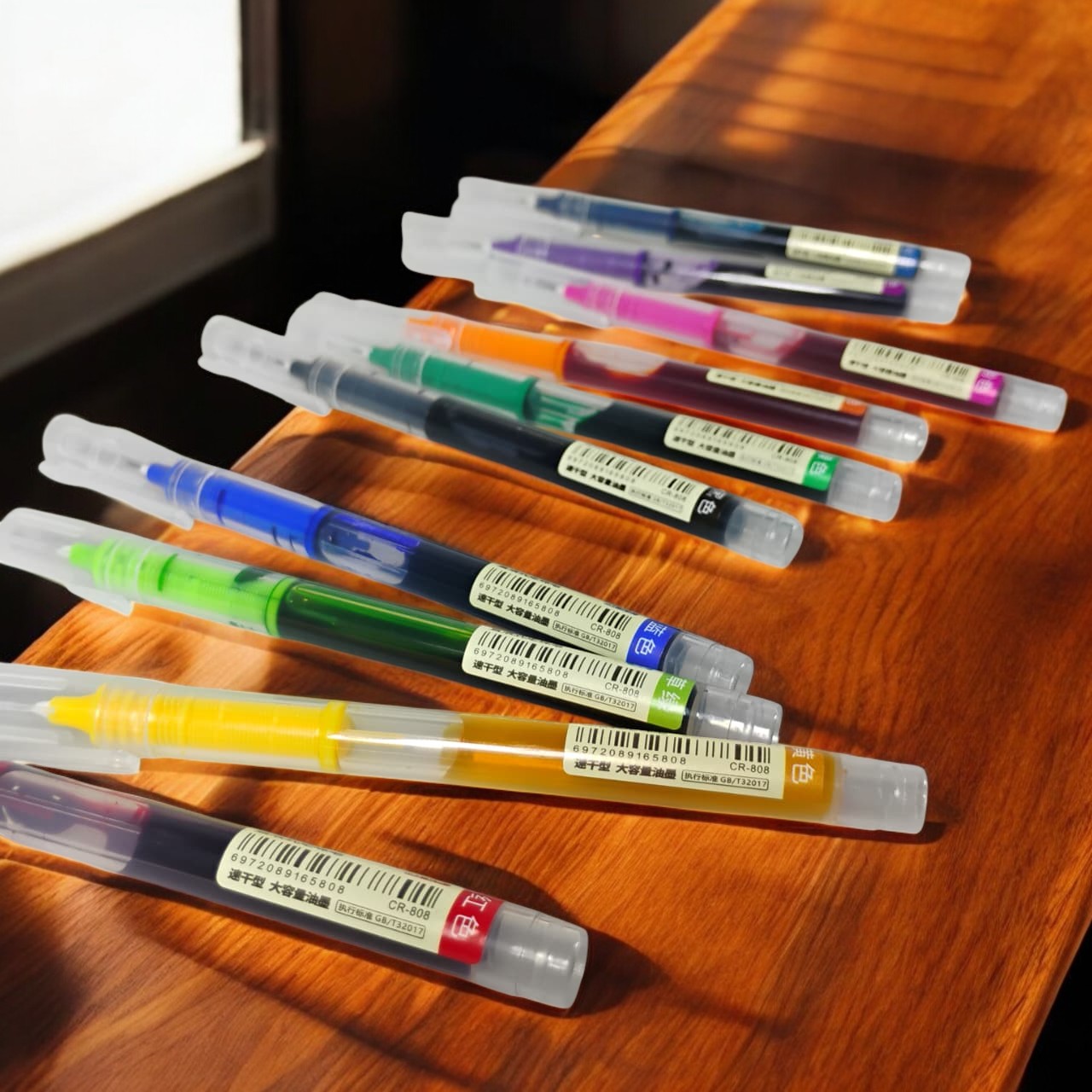 Gambar produk Xuanxuan Pulpen Bolpen Warna Warni Color Ballpoint Gel Pen 0.5mm 10PCS - XX633