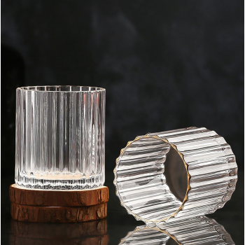 Gambar produk GABYNA Gelas Kaca Anggur Wine Whiskey Cocktail Glass Aesthetic 300ml - GB35