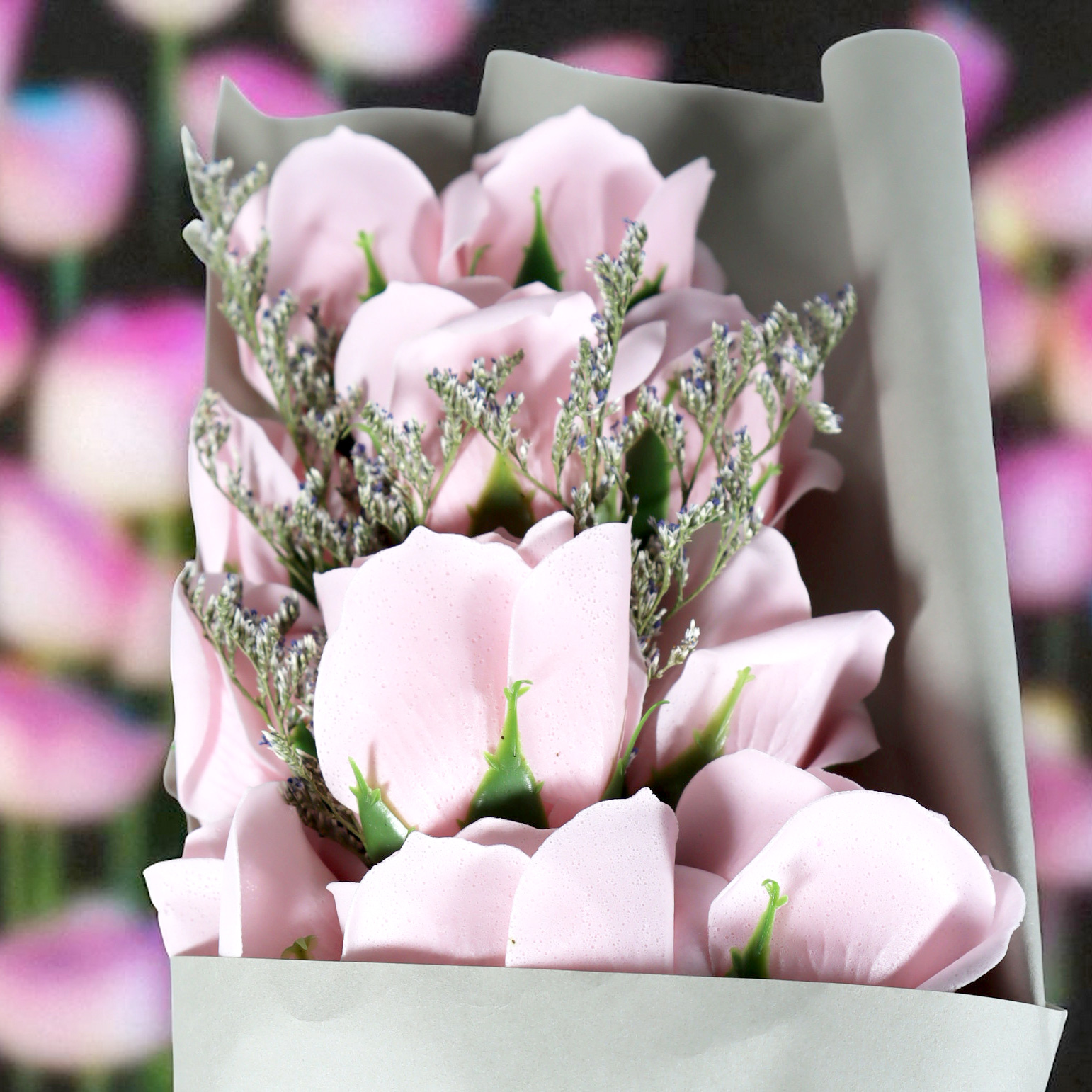 Gambar produk Ji Hong Buket Bunga Sabun Dekorasi LED Valentine Gift 11 Rose - JH-11