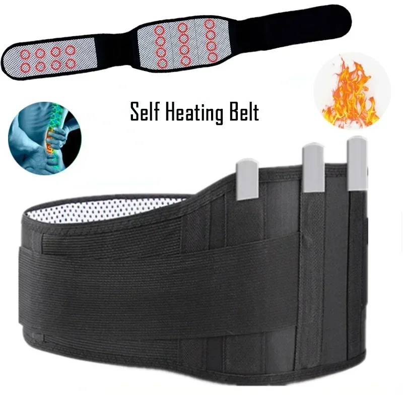 Gambar produk YUE Alat Pijat Sabuk Terapi Panas Pinggang Self Heating Lumbar Support XL - NJR-641
