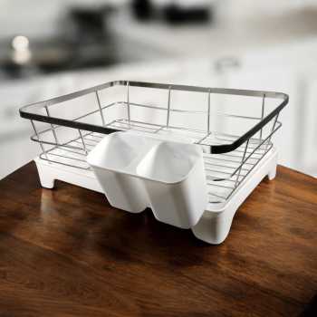 Gambar produk Chosmo Rak Piring Dapur Kitchen Storage Drying Rack Single Layer Big - DR45