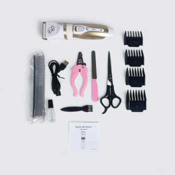 Gambar produk BOJAFA Alat Cukur Bulu Hewan Anjing Kucing 1200mAh - C7