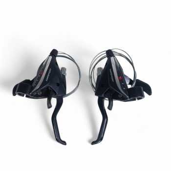 Gambar produk TaffSPORT Mezzo Shifter Handle Brake Rem Sepeda 2 PCS 7 Speed - ST-EF65