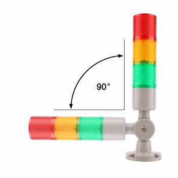 Gambar produk DIANQI Lampu Menara LED Signal Warning Light Operation Fault Sound AC 220V - DQ-310