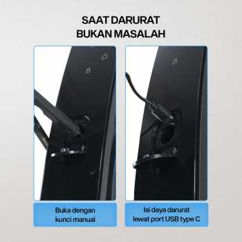 Gambar produk Joneytech Smart Door Lock Fingerprint Password Card Key - B01JC