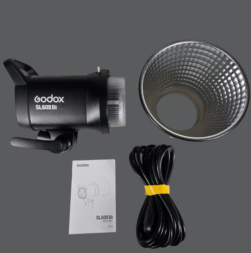 Godox Lampu Studio LED Fill Light 2.4G Wireless Bowens 2800-6500K 75W - SL60IIBi Gambar produk Godox Lampu Studio LED Fill Light 2.4G Wireless Bowens 2800-6500K 75W - SL60IIBi